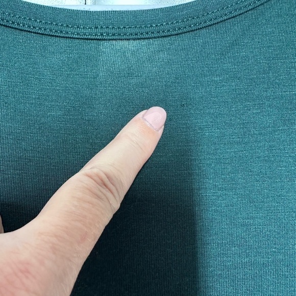 NWT ViiShow Women’s Short Sleeve V Neck Maxi Dress Dark Green Pockets Plus 2XL - Picture 9 of 11